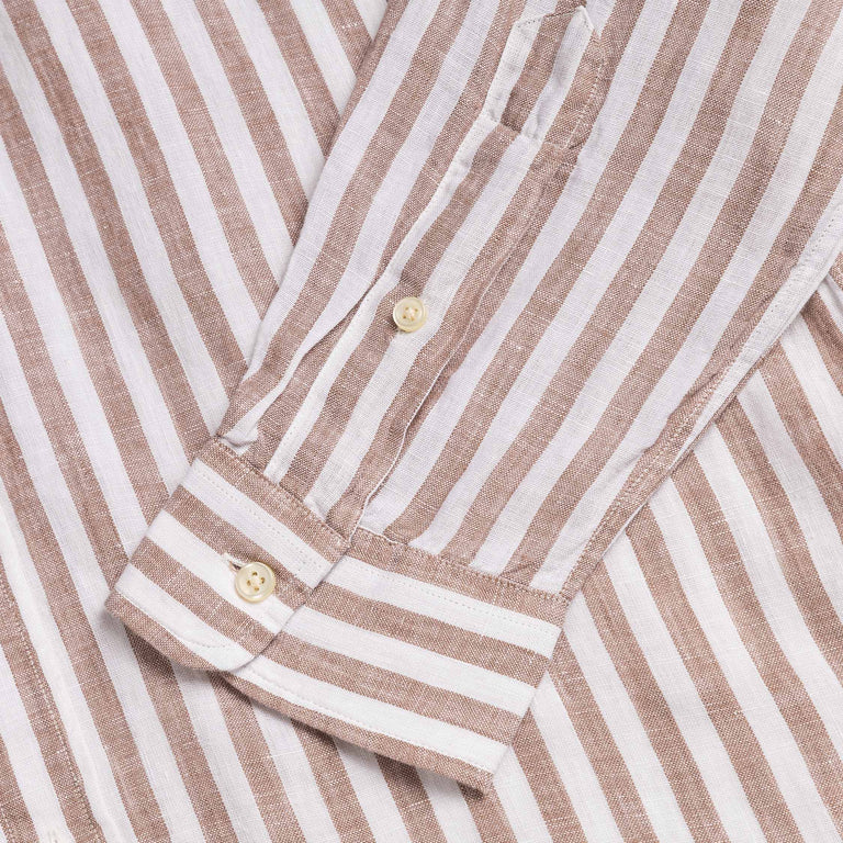 Polo Ralph Lauren Custom Fit Striped Linen Shirt