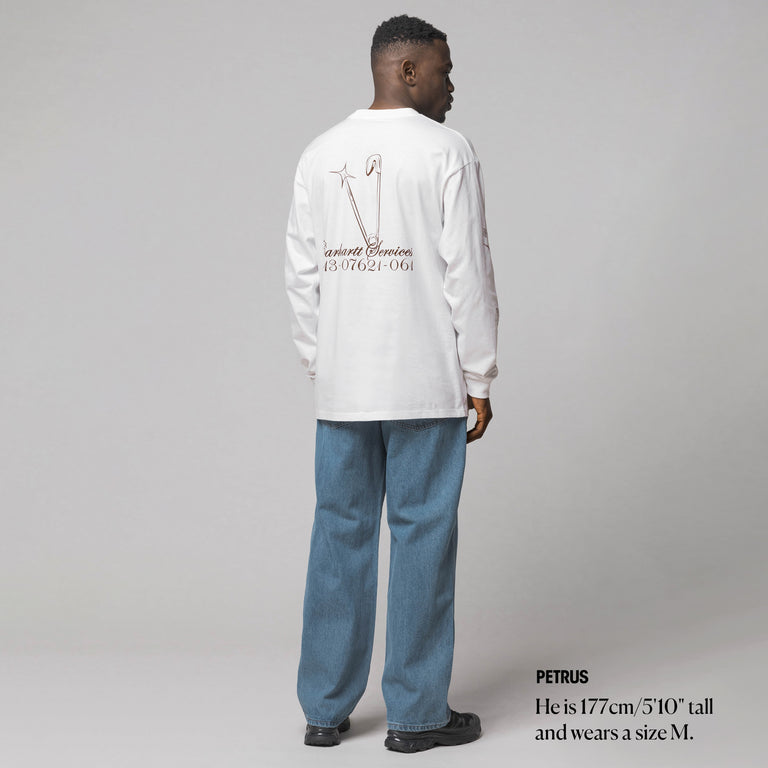 Carhartt WIP L/S Safety Pin T-Shirt