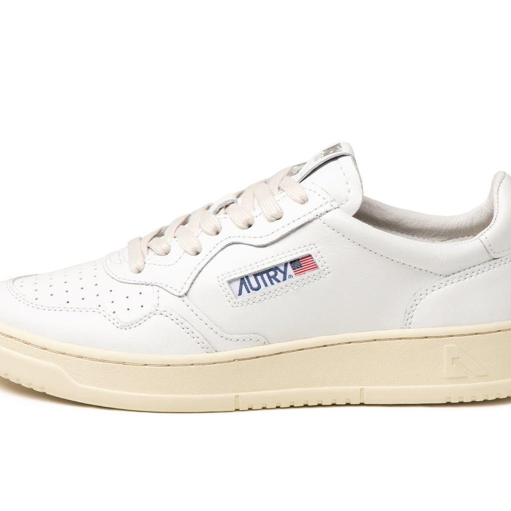 スニーカー AUTRY SS25 Ivory denim Medalist sneakers (AULW DE15) AUTRY - MEDALIST LOW SNEAKERS IN IVORY DENIM SNEAKERS (Women)