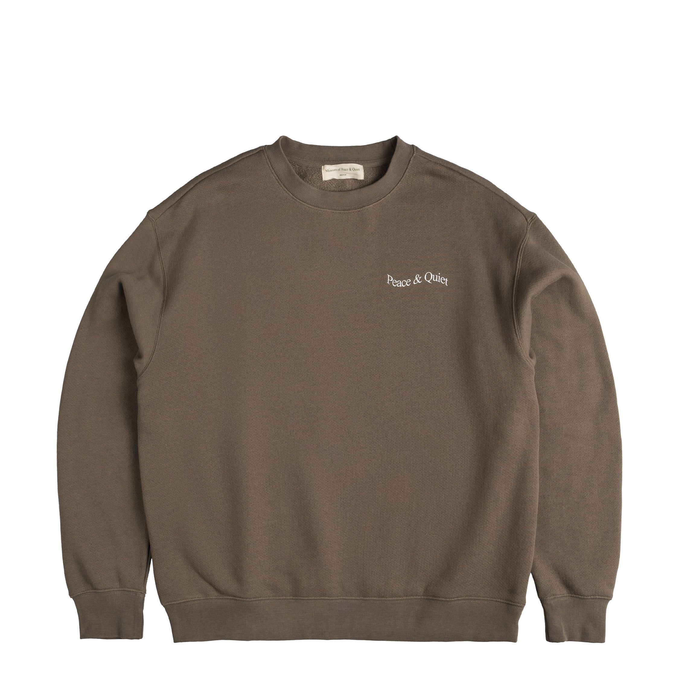 Museum of Peace & Quiet Wordmark Crewneck | Apparel » Buy