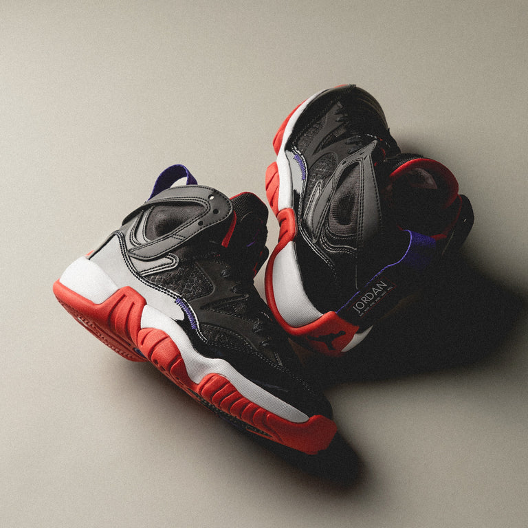 Black and white jumpmans top