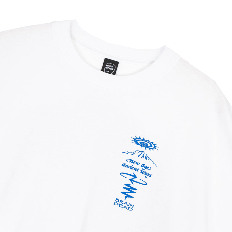 Brain Dead Ancient Ways T-Shirt - L / White - 3