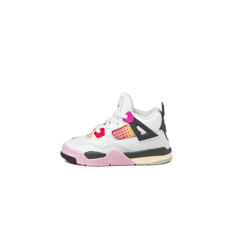 Nike Air Jordan 4 Retro *Comic* *TD* - 24 / Off White / Fire Pink / Anthraricte - 1