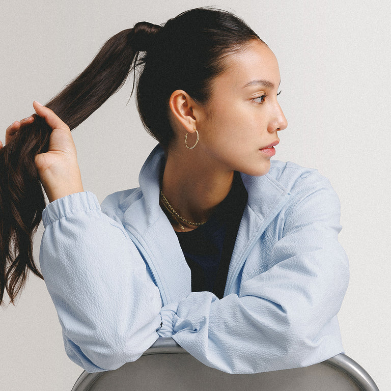 Asphaltgold Summer Essential Track Jacket onfeet