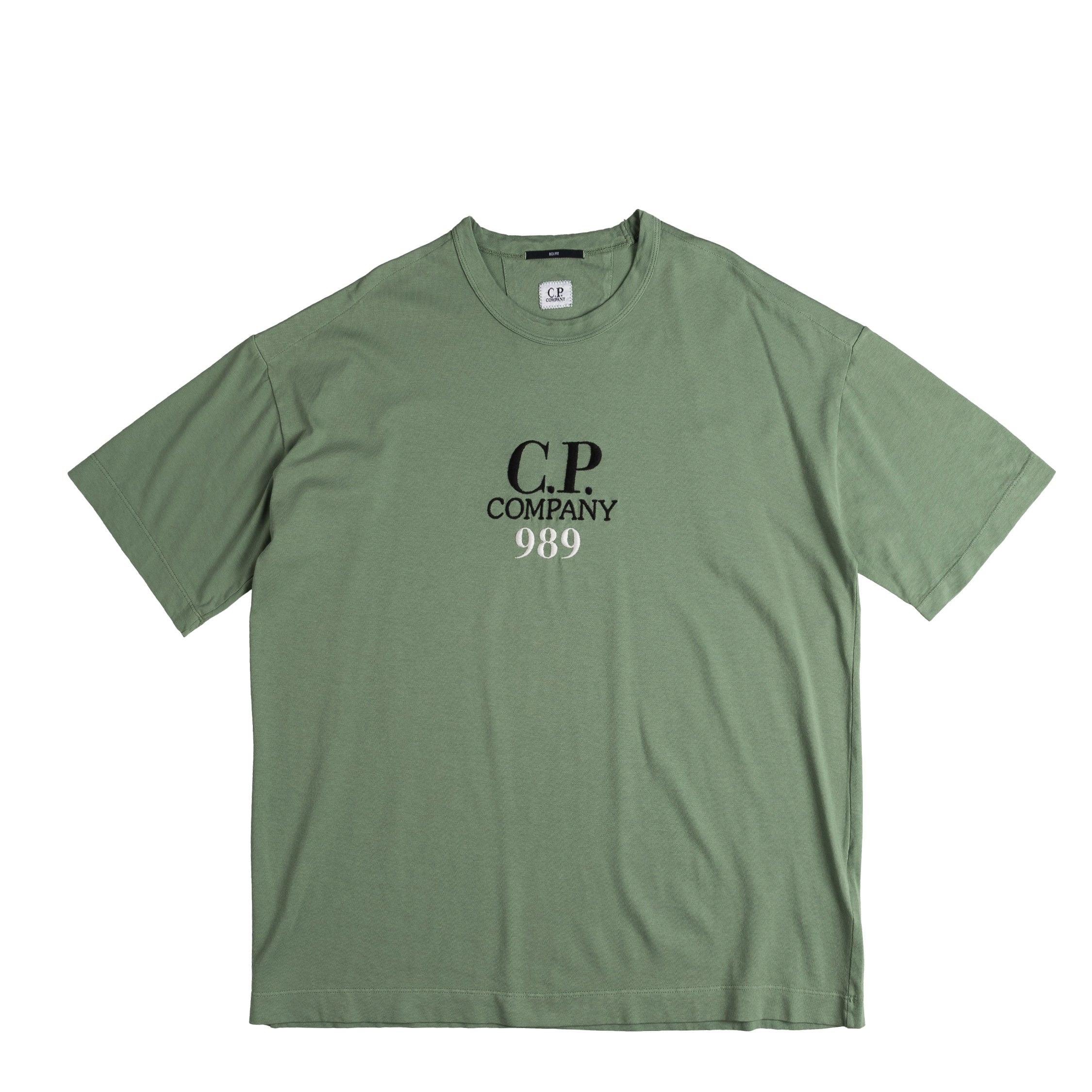 CP Company Graphic Logo T Shirt Navy | Mainline Menswear