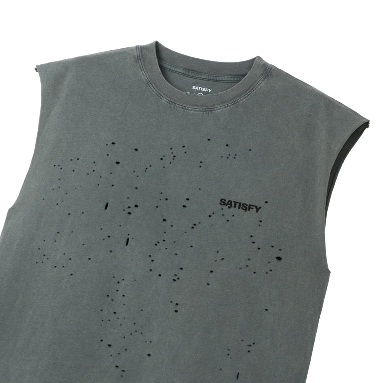 Satisfy MothTech Muscle Tee - S / Aged Black - 3