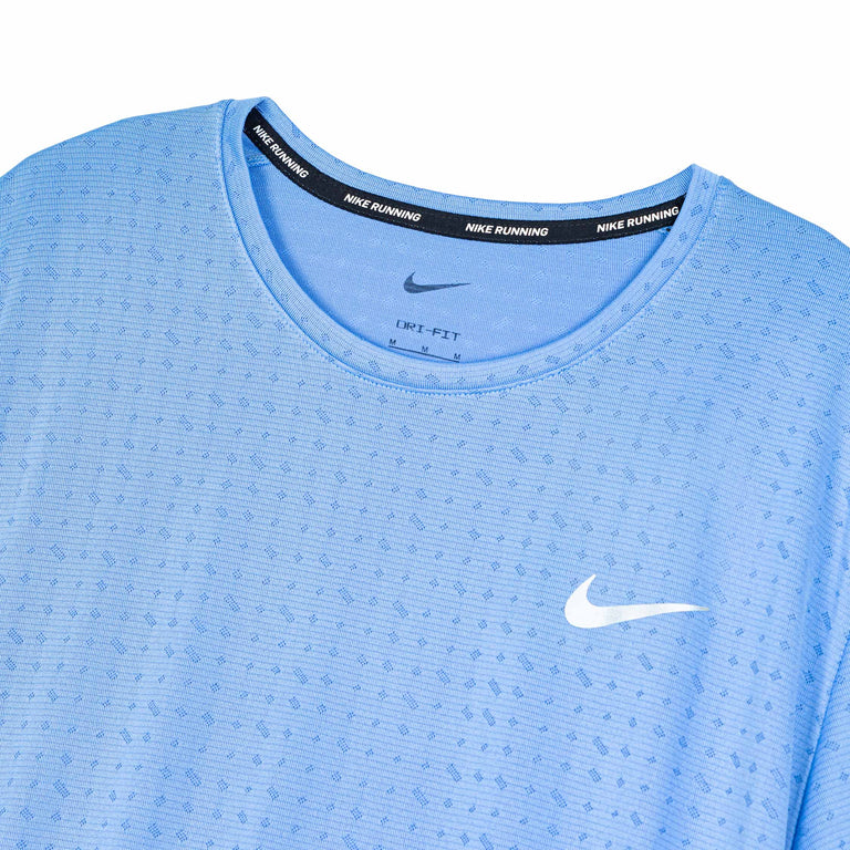Nike	Miler Breathe Dri-Fit Short-Sleeved Running Shirt - S / Royal Pulse - 2