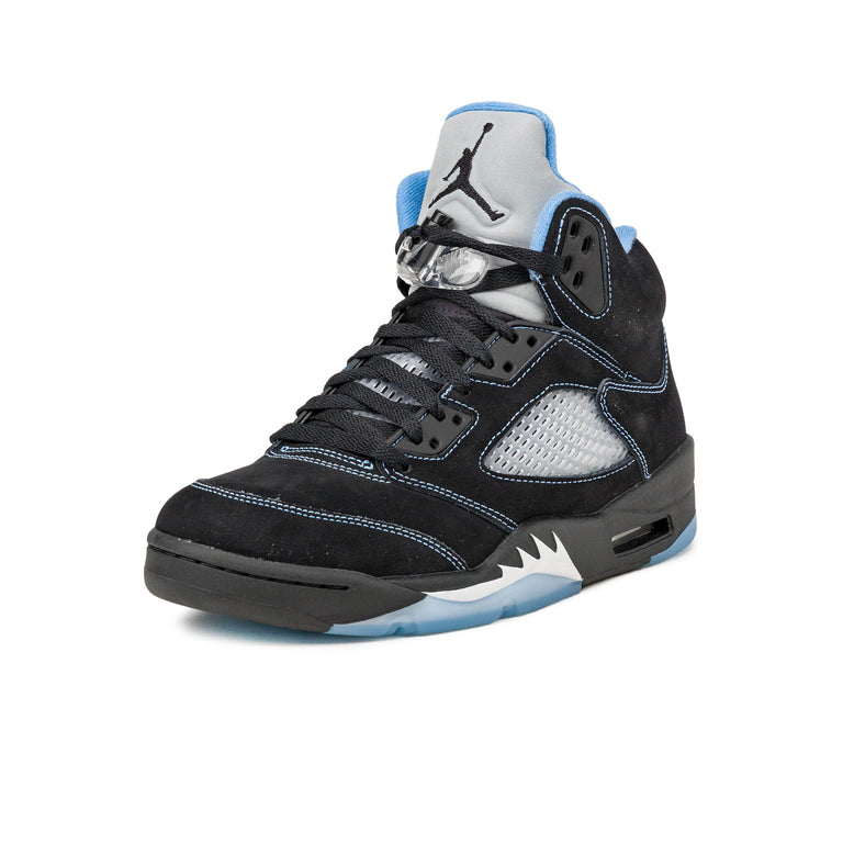 Nike Air Jordan 5 Retro *Black Carolina* - 40.5 / Black / University Blue / White - 4