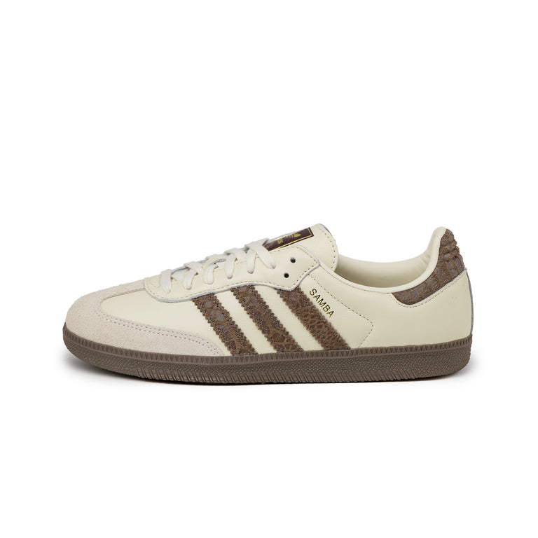 Adidas Samba OG W *Snake* - 38 / Crew White / Earth Strata / Maroon
