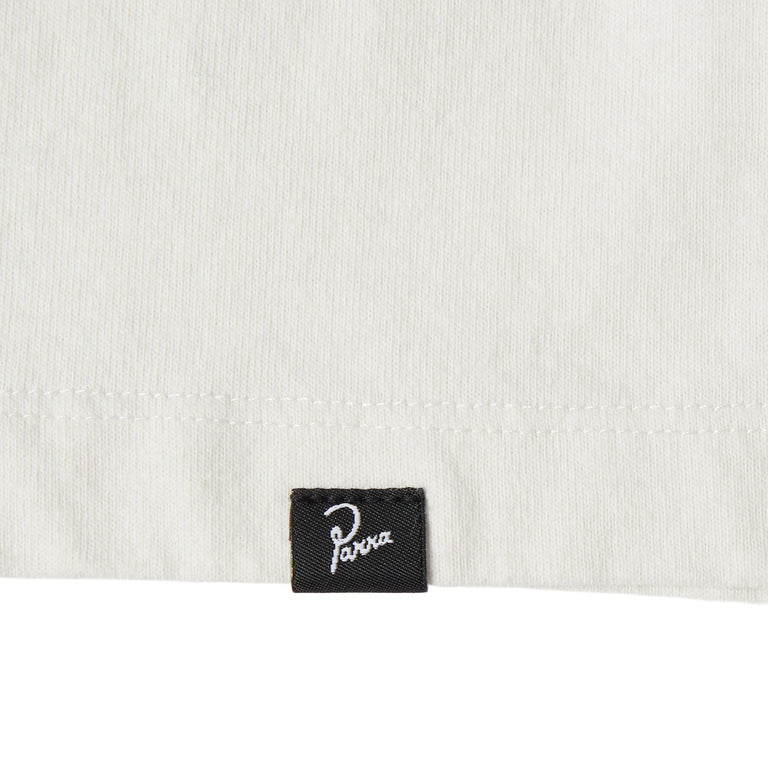 By Parra Wrapped Around Logo T-Shirt - XXL / Dirty White - 4