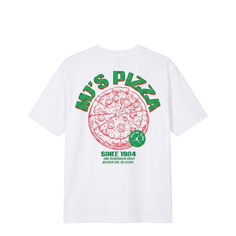 Nike Jordan Pizza Tee - XL / White / Infrared 23
