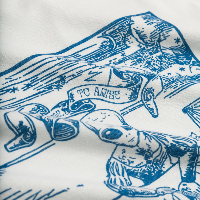 Aries Alien Woodcut Longsleeve Tee