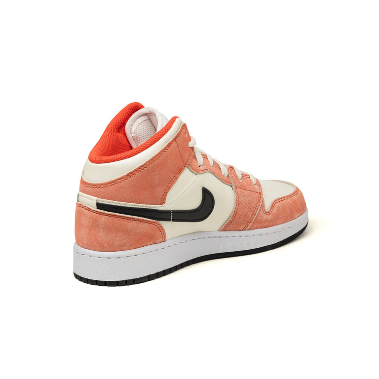 Nike Air Jordan 1 Mid SE *Orange Suede* *GS*