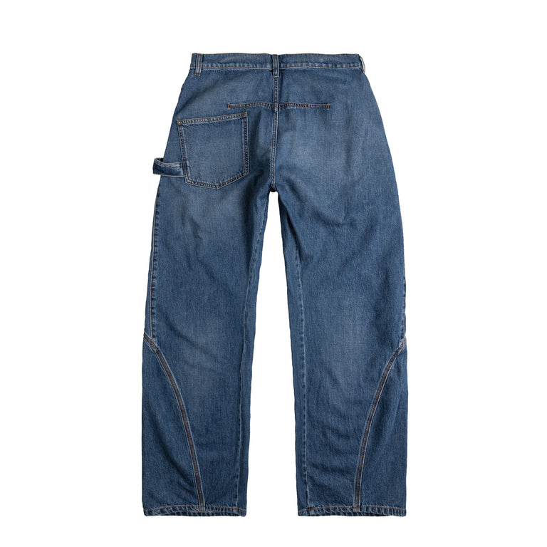 JW Anderson Twisted Workwear Jeans onfeet
