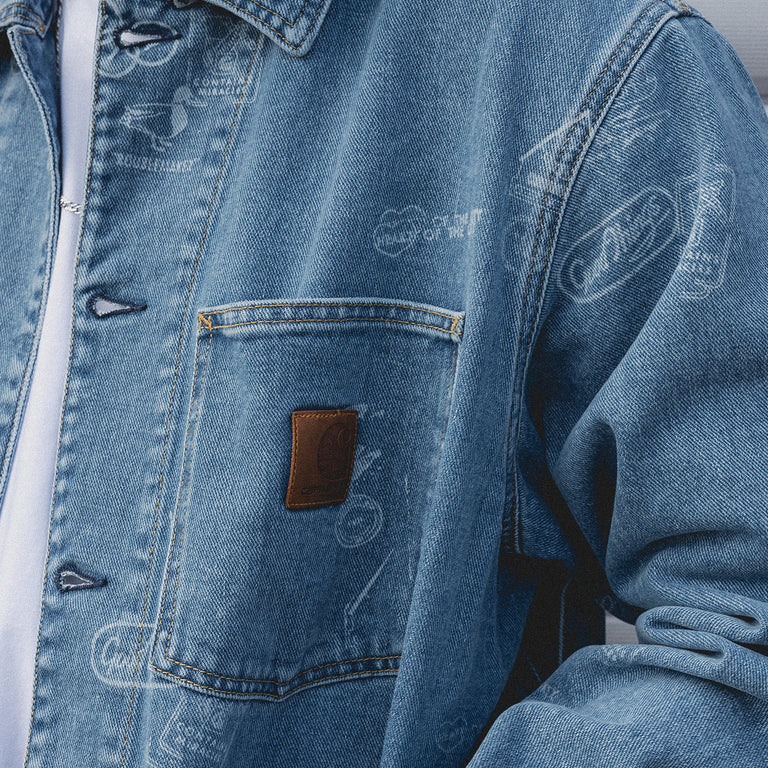 Carhartt WIP Stamp Jacket onfeet