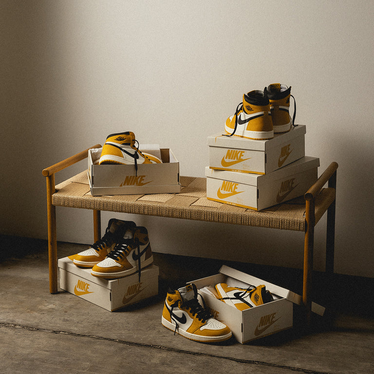 Nike Air Jordan 1 Retro High OG *Yellow Ochre* Sneaker » Buy  