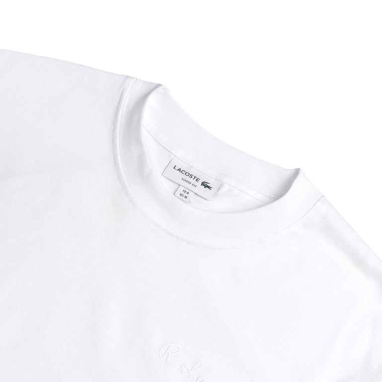 Lacoste Loose Fit Heavy Cotton Embroidery T-Shirt