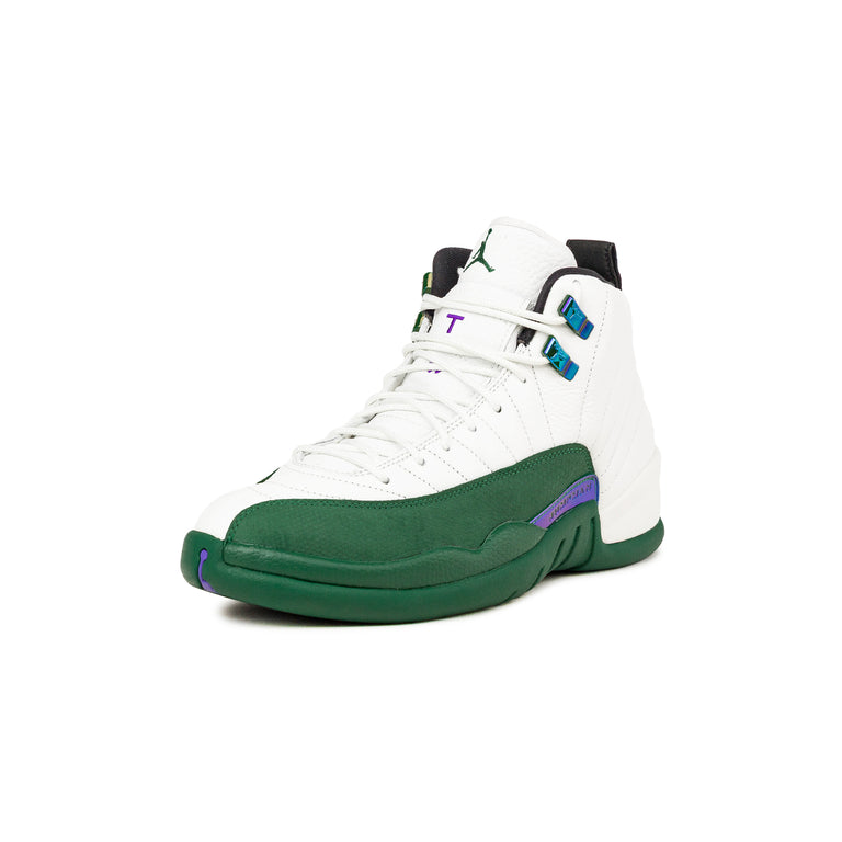 Nike Air Jordan 12 Retro *Bucks* - 40.5 / Summit White / Gorge Green / Black / Fierce Purple - 2