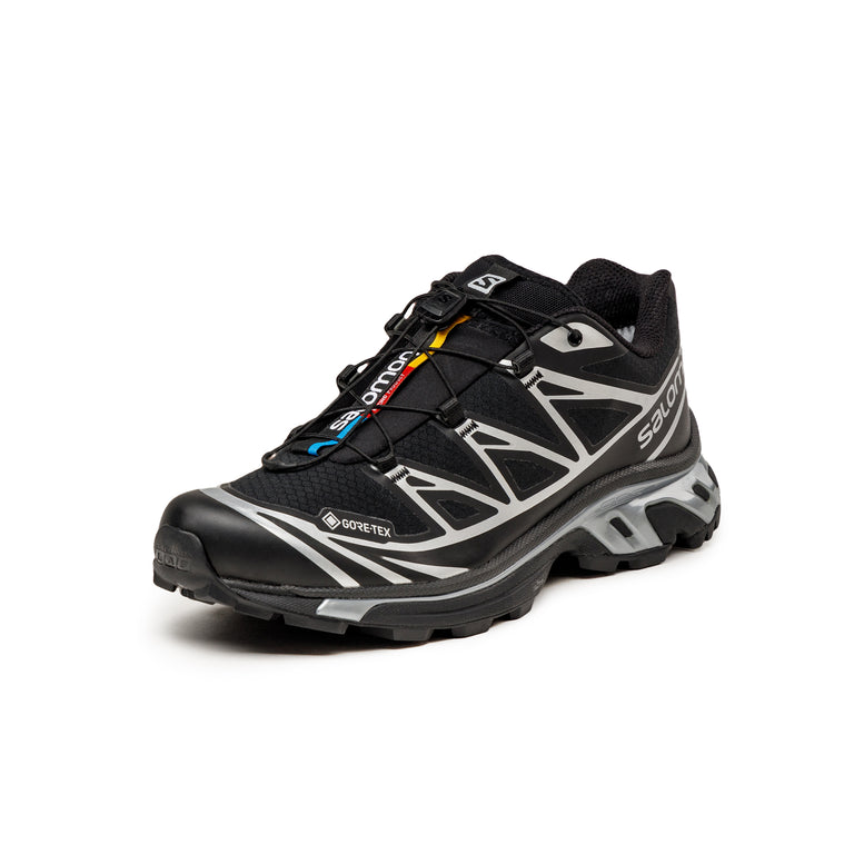 Black store salomon trainers