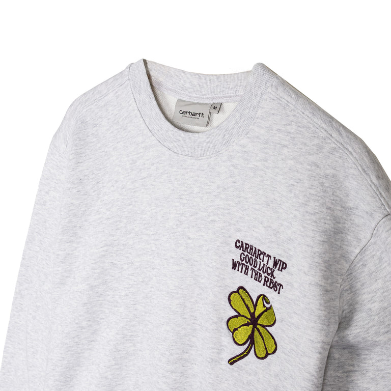Carhartt WIP Clover Sweatshirt - XL / Ash Heather - 2

