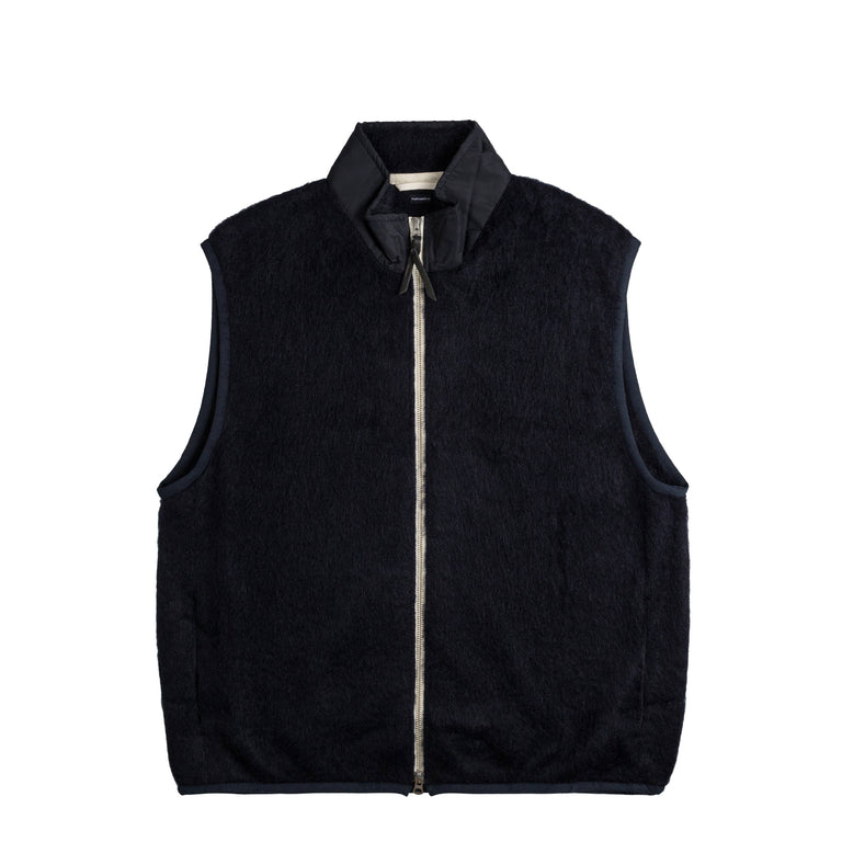 Nanamica Zip-Up Mohair Vest | Apparel » Buy online now!