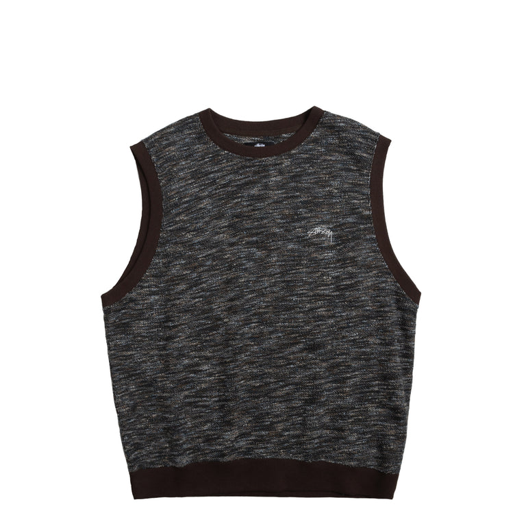 Stussy Marled Knit Vest onfeet