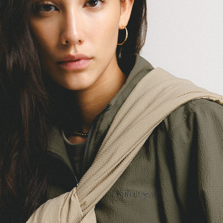Asphaltgold Summer Essential Track Jacket onfeet