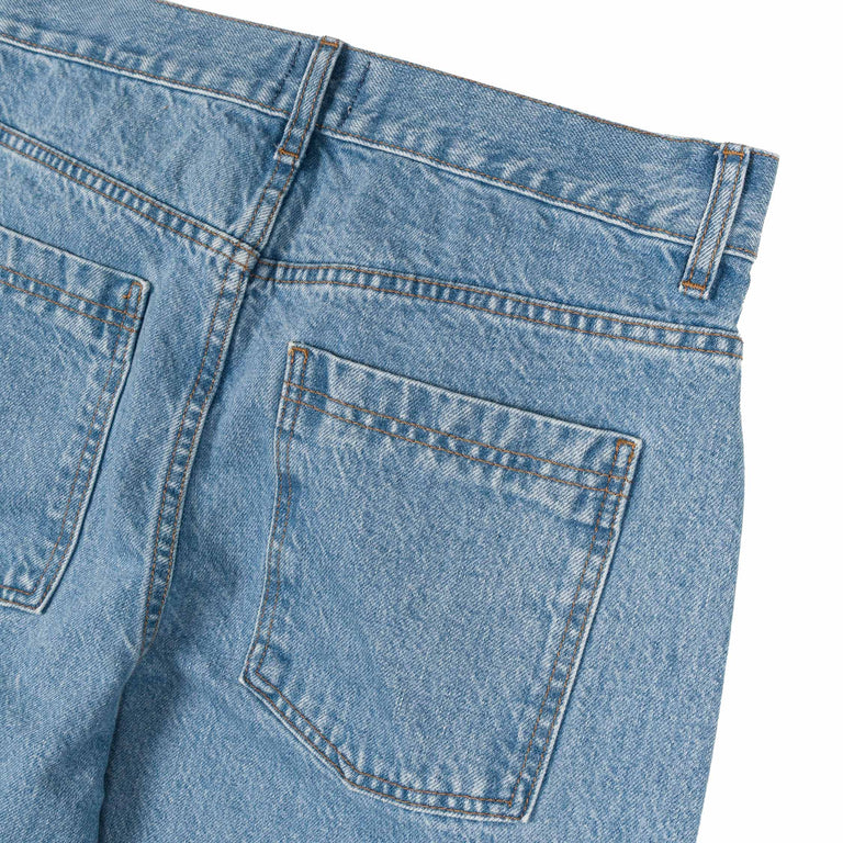 Arte Antwerp Stencil Uniform Denim Pants - 28 / Denim Bleach - 4