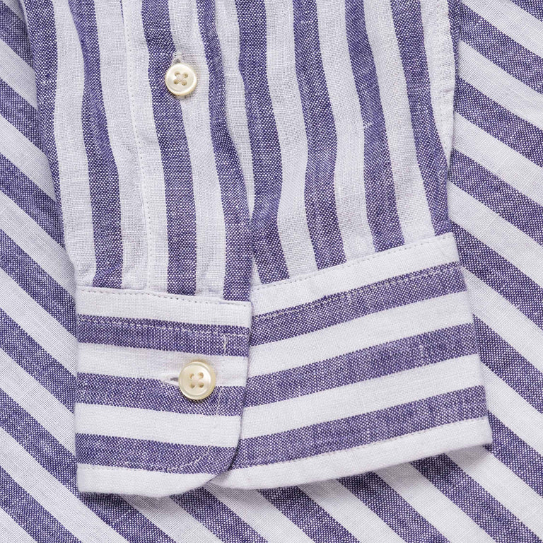 Polo Ralph Lauren Custom Fit Striped Linen Shirt