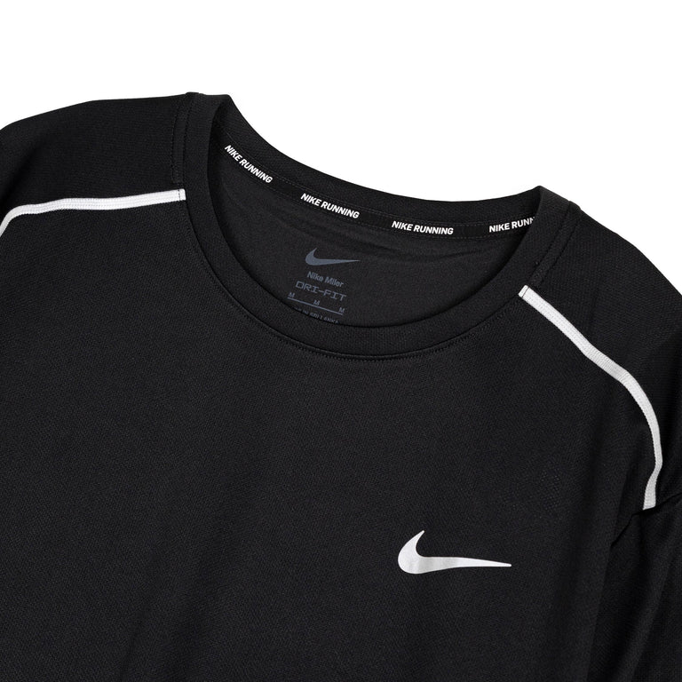 Nike	Miler Breathe Dri-Fit Long-Sleeved Running Shirt - XXL / Black - 2
