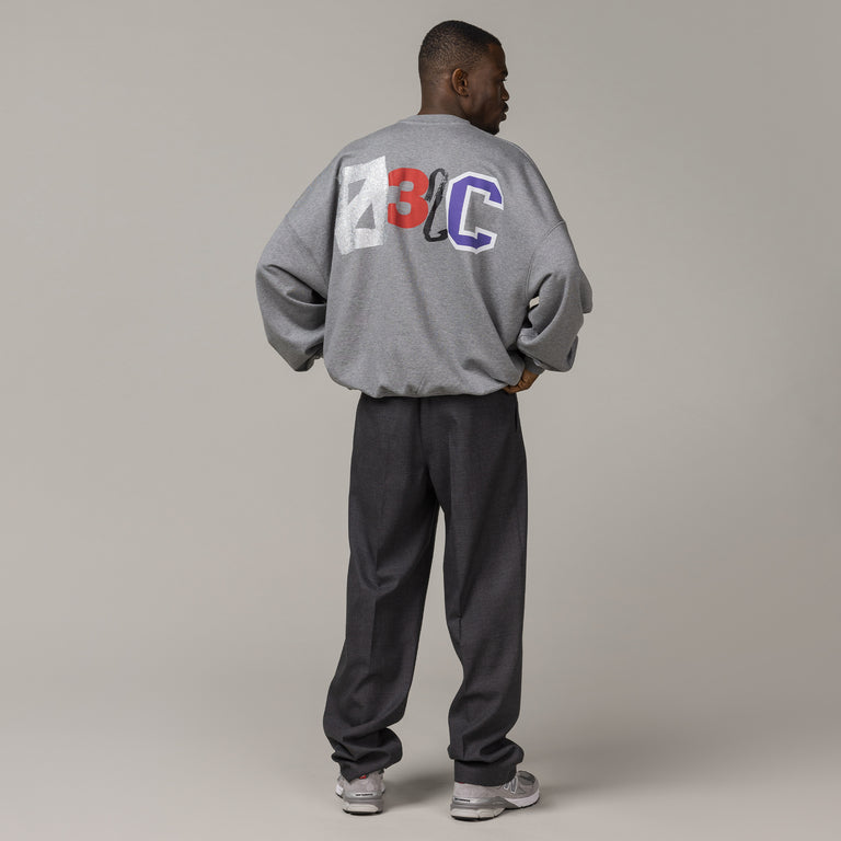 032c 'Multi-Media' Bubble Crewneck