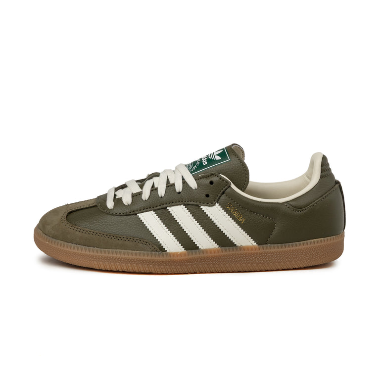 Adidas Samba OG - 48 / Medium Dark Khaki / Off White / Gum 4
