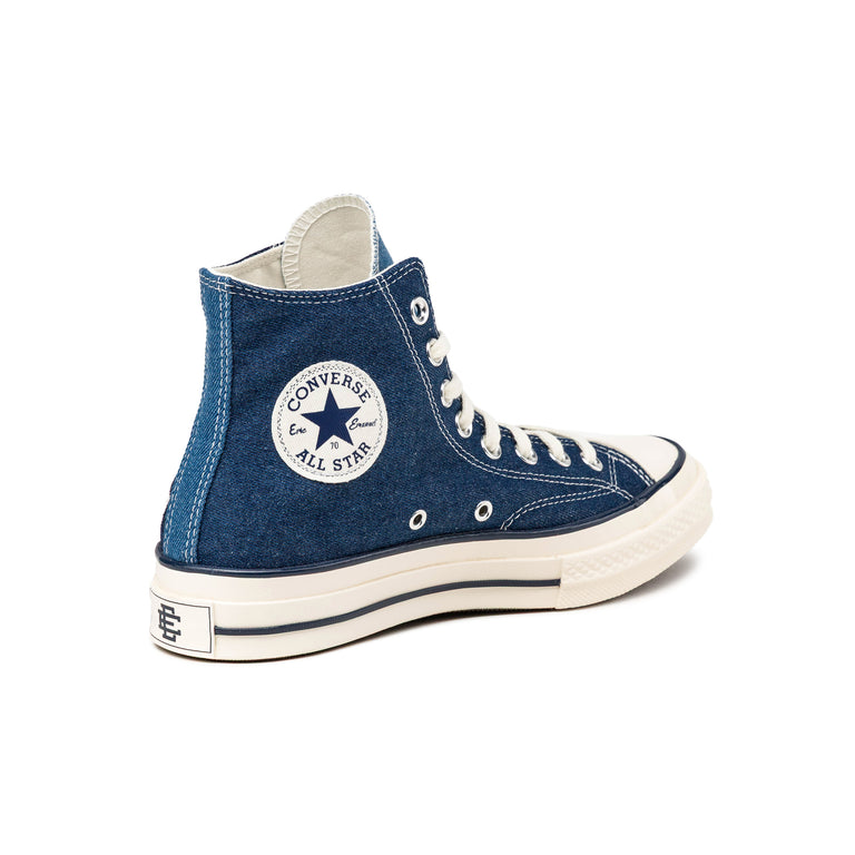 Converse x Eric Emanuel Chuck Taylor All Star '70 Hi - 39.5 / Navy / Blue / Egret - 3