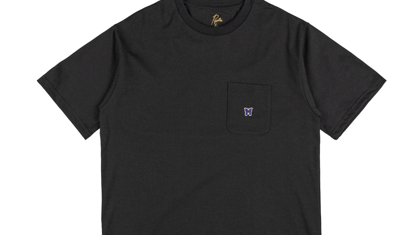 NEEDLES| (L/S Crew Neck Tee Poly Jersey - BLACK (PU307) Needles Crew Neck Tee - Poly Jersey | Apparel » Buy online now!