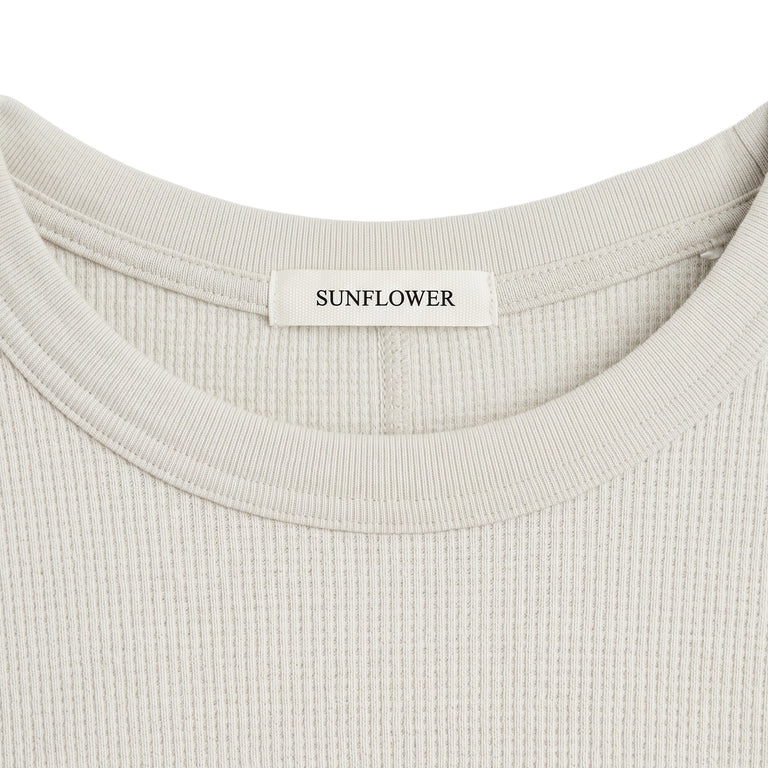 Sunflower Wool Waffle Longsleeve Tee - S / Kit White - 2