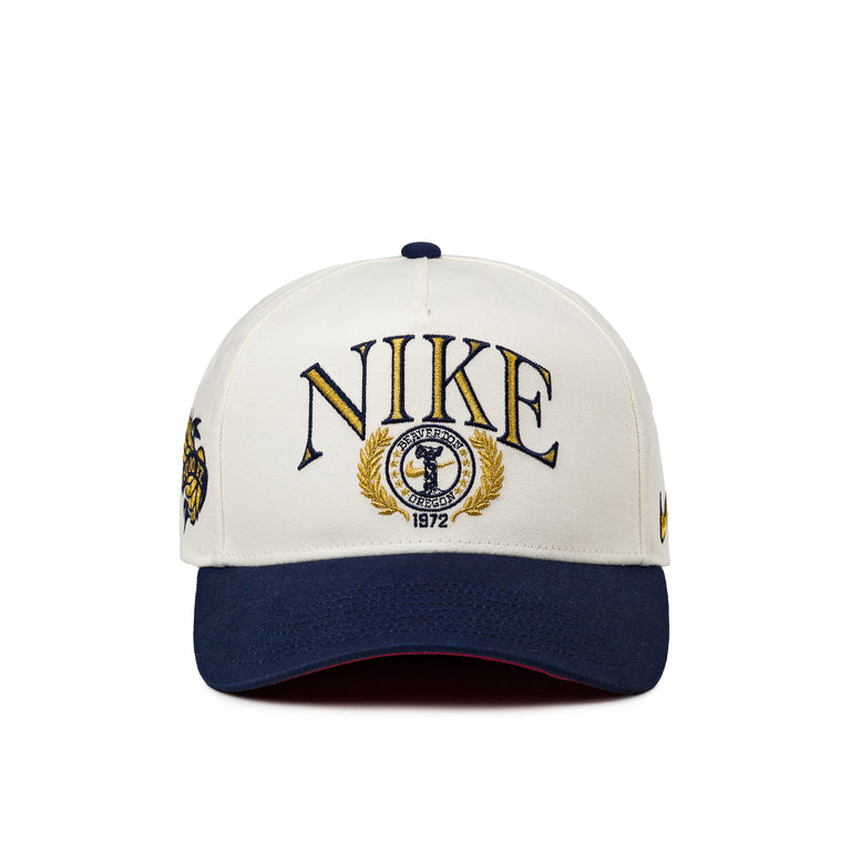 Nike Rise Structured A-Frame Cap - L/XL / Sail / Midnight Navy / Team Crimson
