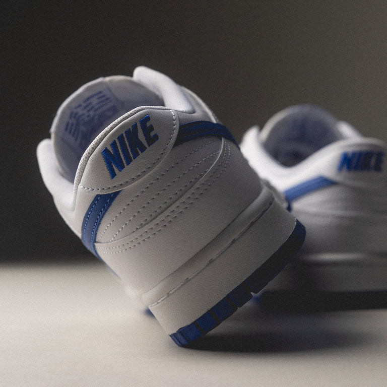 Sb dunk low pro premium - white/royal blue best sale
