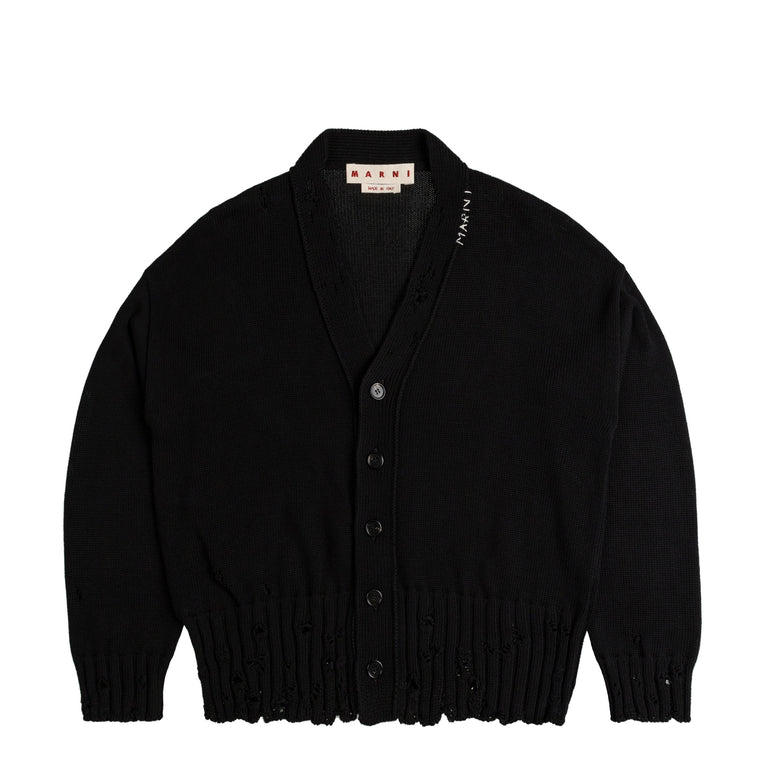 Marni Dishevelled Cotton Cardigan