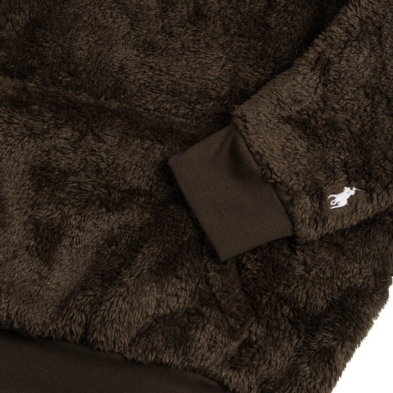 Polo Ralph Lauren Logo Pile Fleece Hoodie