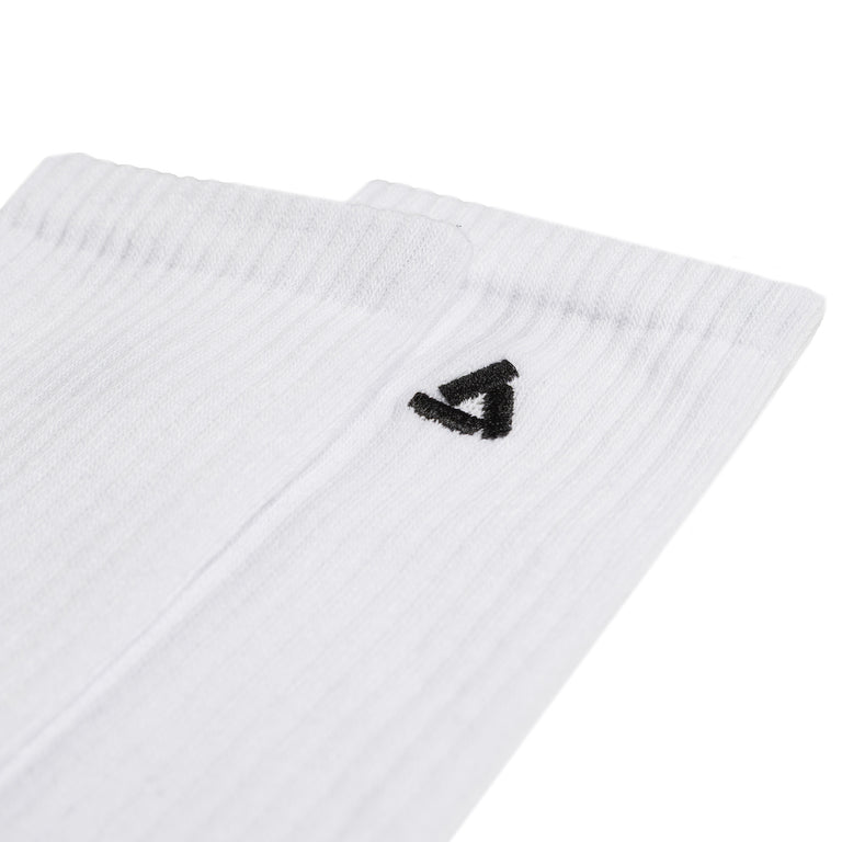 Asphaltgold 3-Pack Stack Logo Socks - 41-46 / White / Black - 2
