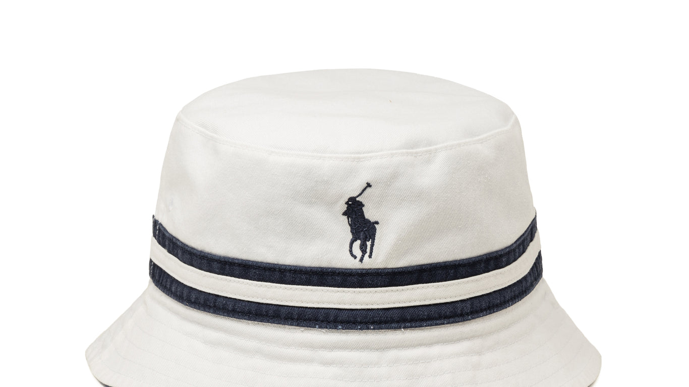Ralph lauren bucket hat sales white