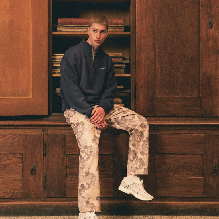 Asphaltgold *Never Enough.* Half Zip Sweater onfeet
