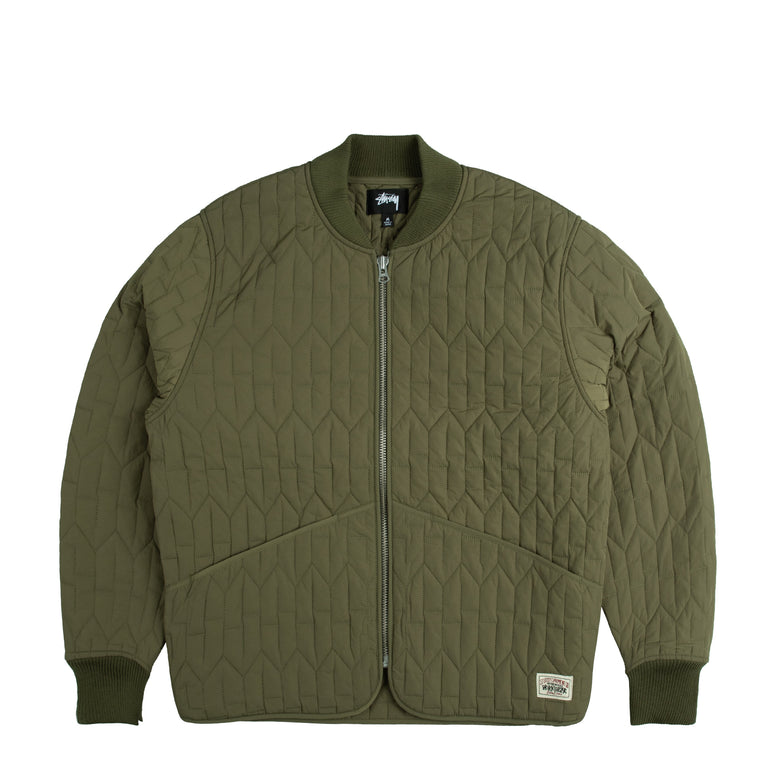 Stussy quilted military jacket best sale