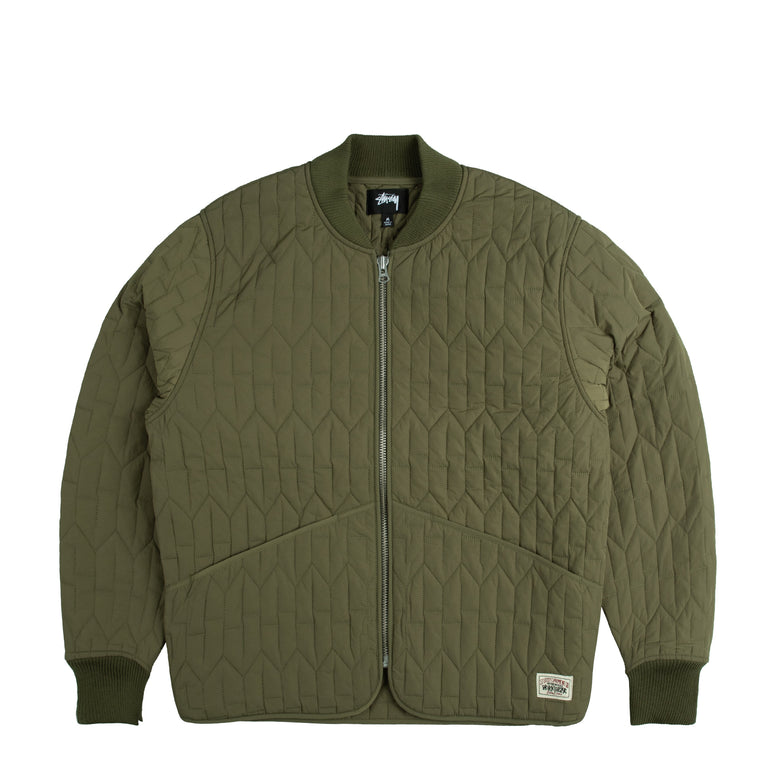 Stussy Quilted Liner Jacket onfeet