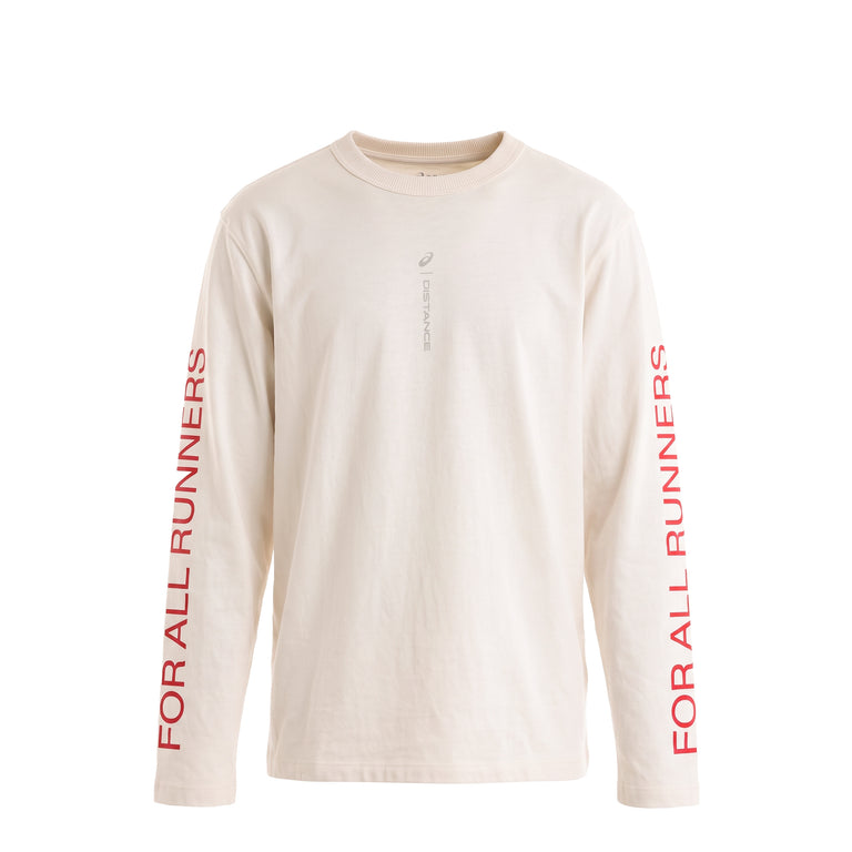 Asics x Distance Comfort Longsleeve Top - XL / Cream - 1
