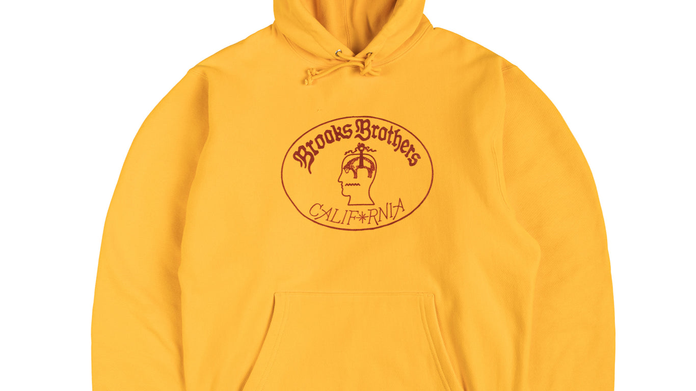 激レア‼️ CRACKS BROTHERS「LOST IN SOCIETY」 Brain Dead x Brooks Brothers Logo Hoodie | Apparel » Buy