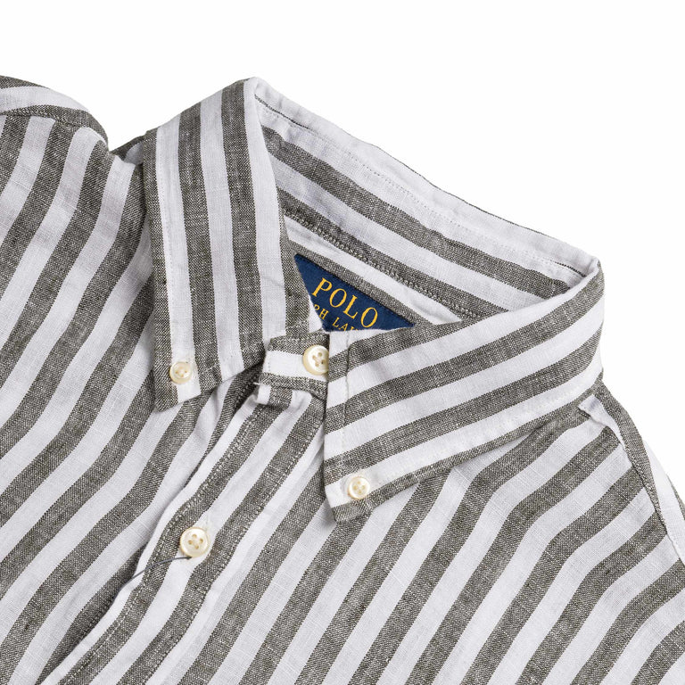 Polo Ralph Lauren Custom Fit Striped Linen Shirt
