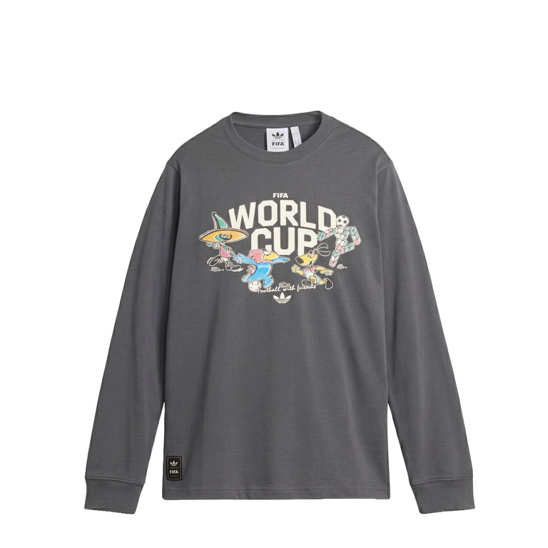 Adidas	FIFA World Cup 26™ Mascot Long Sleeve T-Shirt - XXL / Carbon
