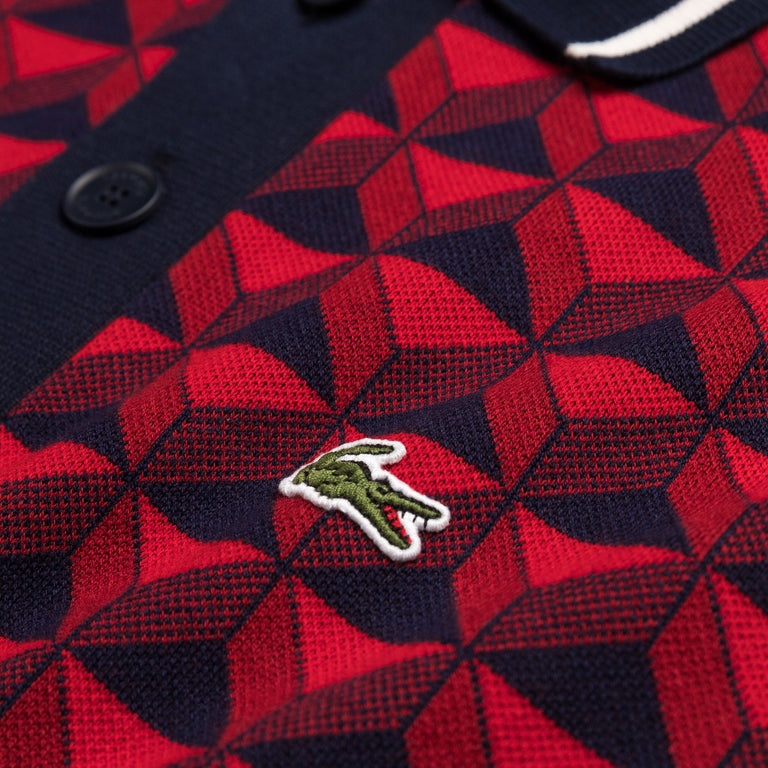 Lacoste Robert George Motif Polo Collar Sweater