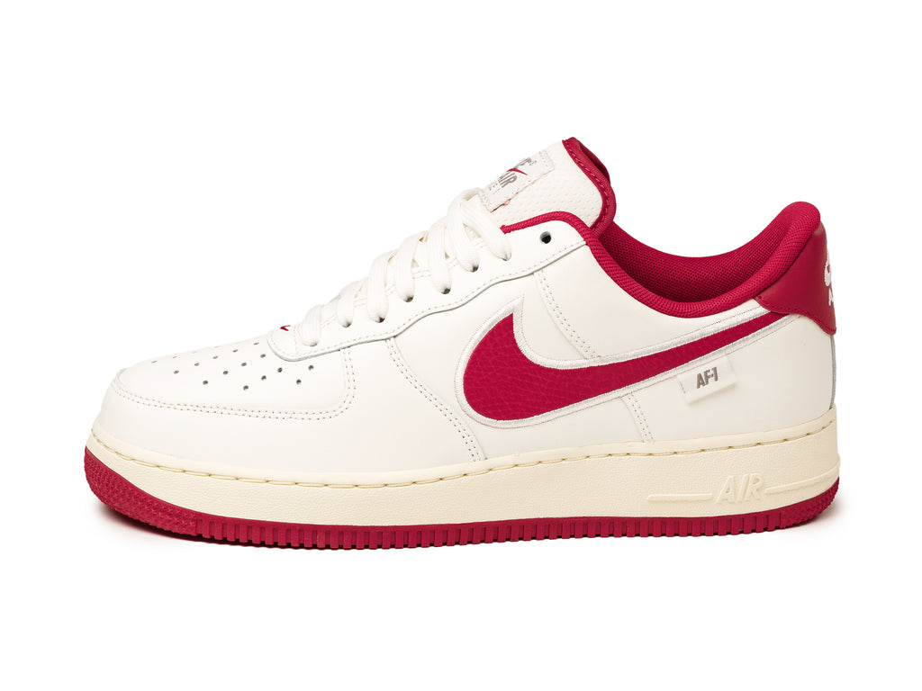 Nike Air Force 1 07 Sail Gym red Coconut Milk Flat Pewter